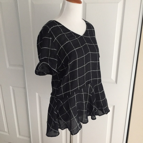 Anthropologie Nomad Peplum Top S - Picture 3 of 7